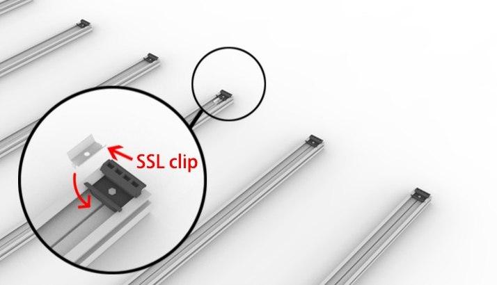 ขั้นตอนที่ 4 ใส่ SSL Clip กลางแผ่น